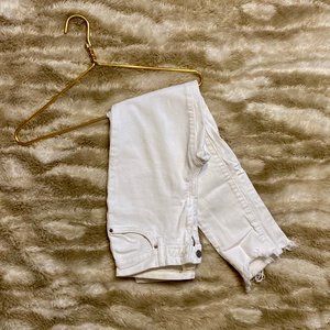 Levi's White 721 High Rise Skinny